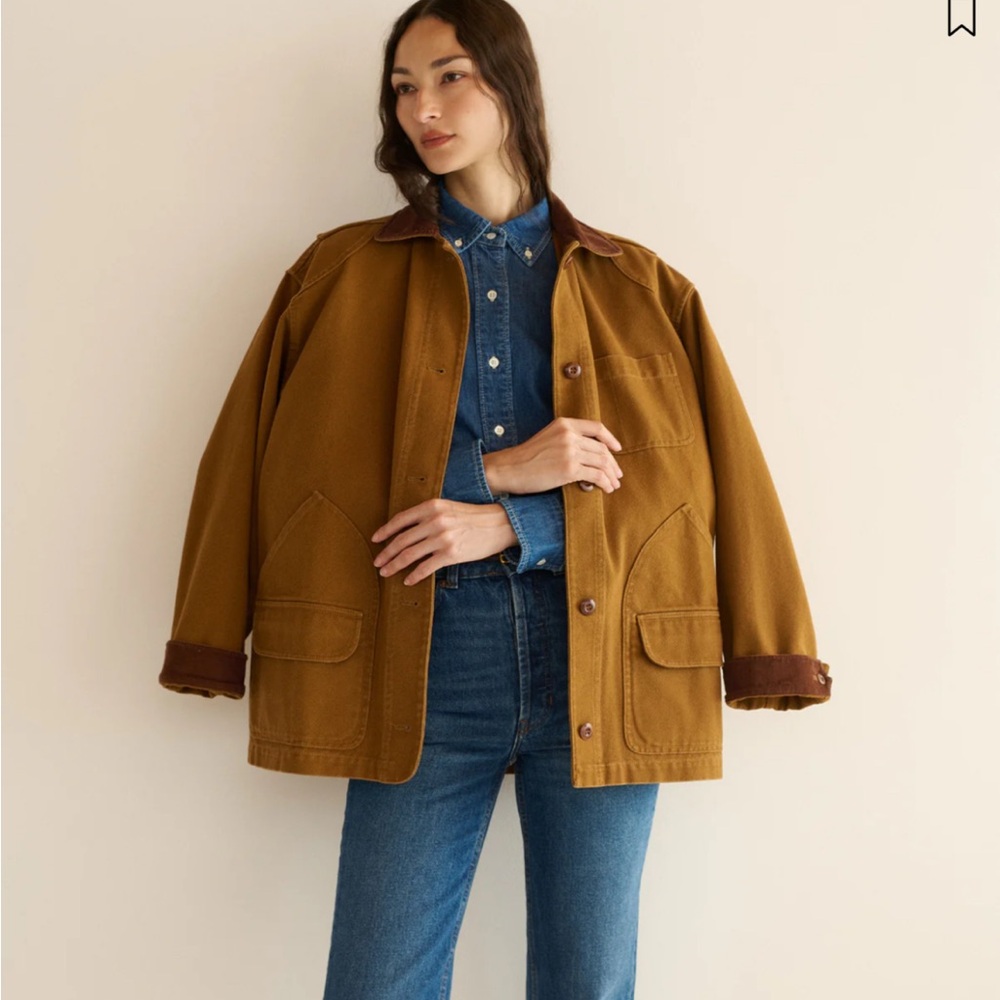 NWT DÔEN Pascual Jacket in Willow Bark- Size Small - Picture 4 of 11